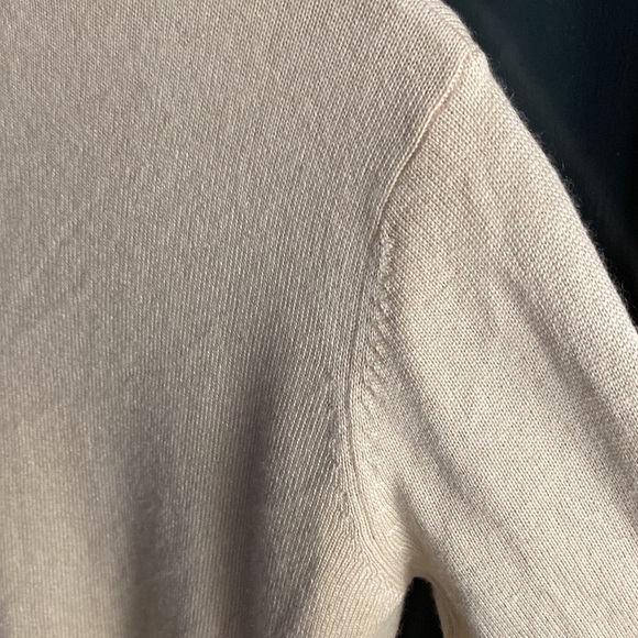 Sak’s Fifth Avenue Crème Silk Cashmere Sweater&Cardigan Set Belford Petite Small - Picture 4 of 12